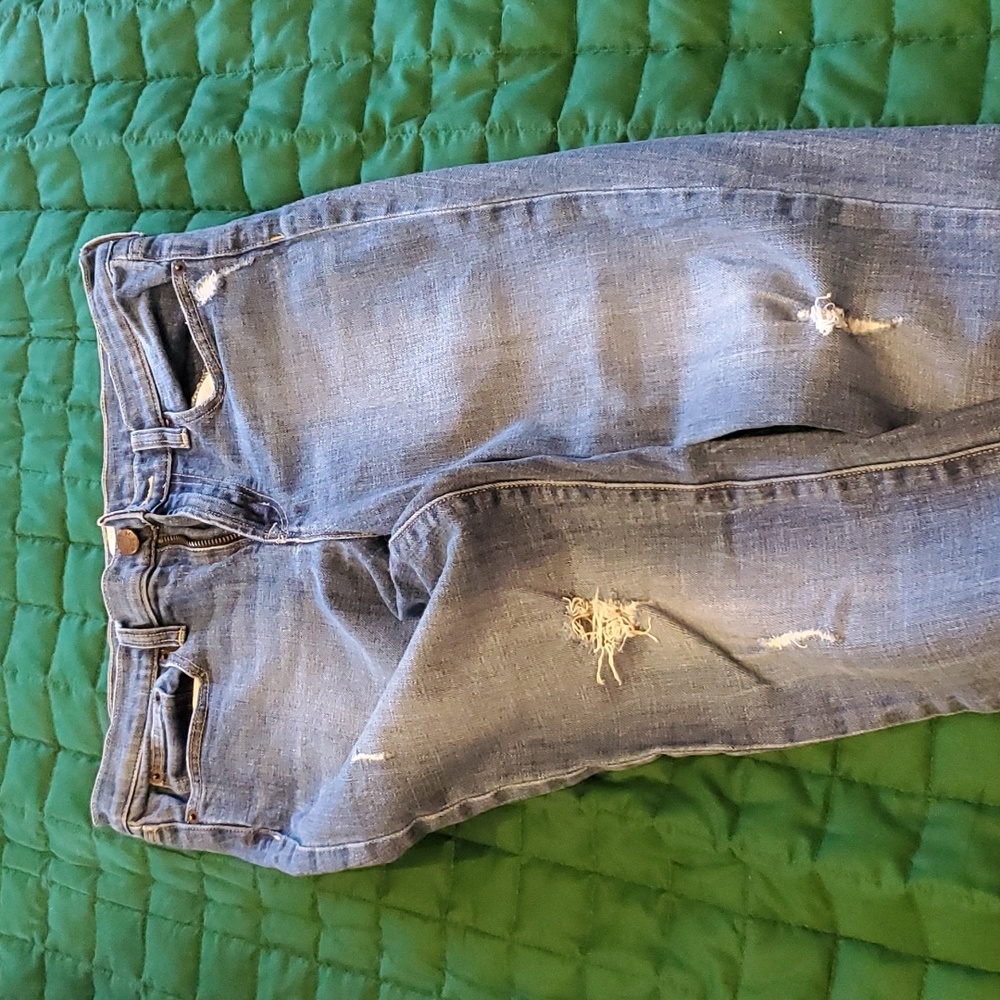 J Crew Stretch Jeans Distressed